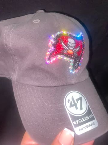 Tampa Bay Buccaneers NFL Team Bedazzled Adjustable Hat
