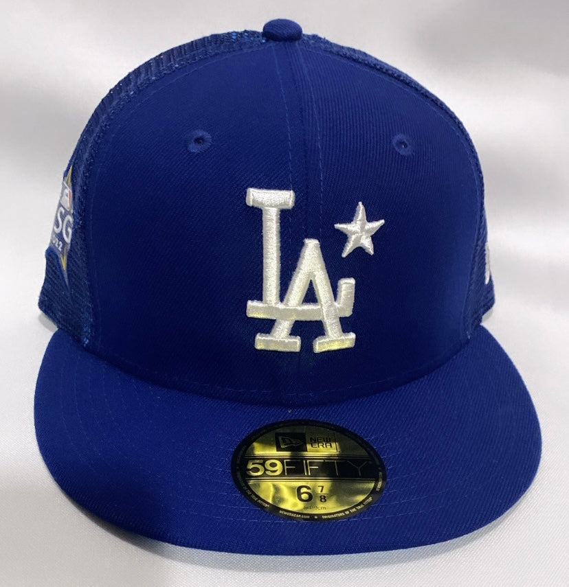 Los Angeles Dodgers MLB 2022 ASG Workout / Bleu Royale Pale Fitted Hat