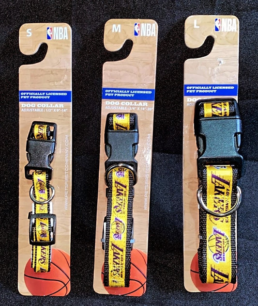 Los Angeles Lakers NBA Dog Collar