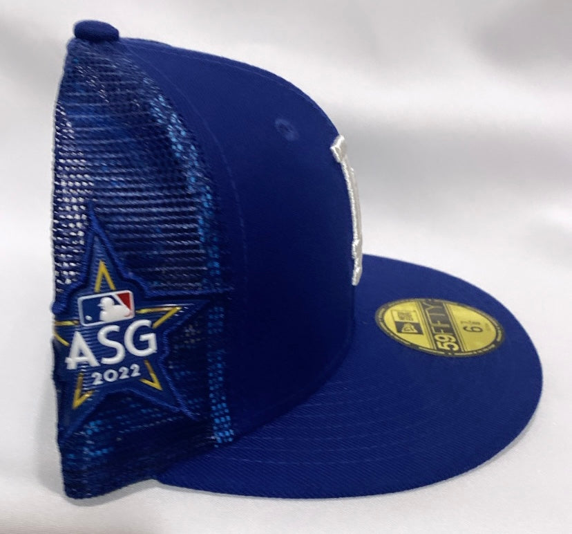 Los Angeles Dodgers MLB 2022 ASG Workout / Bleu Royale Pale Fitted Hat