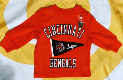 CINCINNATI BENGALS Infant Long Sleeve T-Shirts