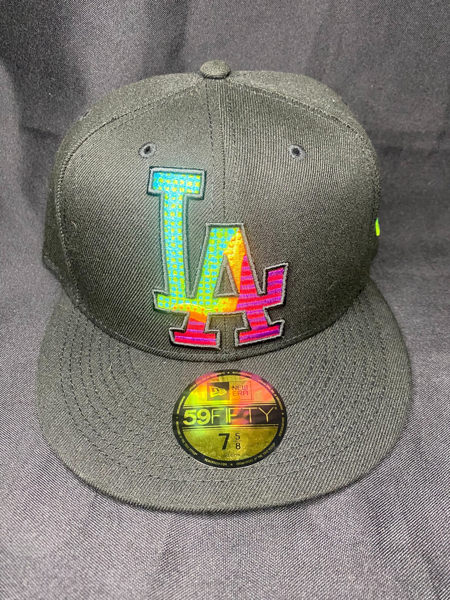 Los Angeles Dodgers Neon Fill Fitted Hat