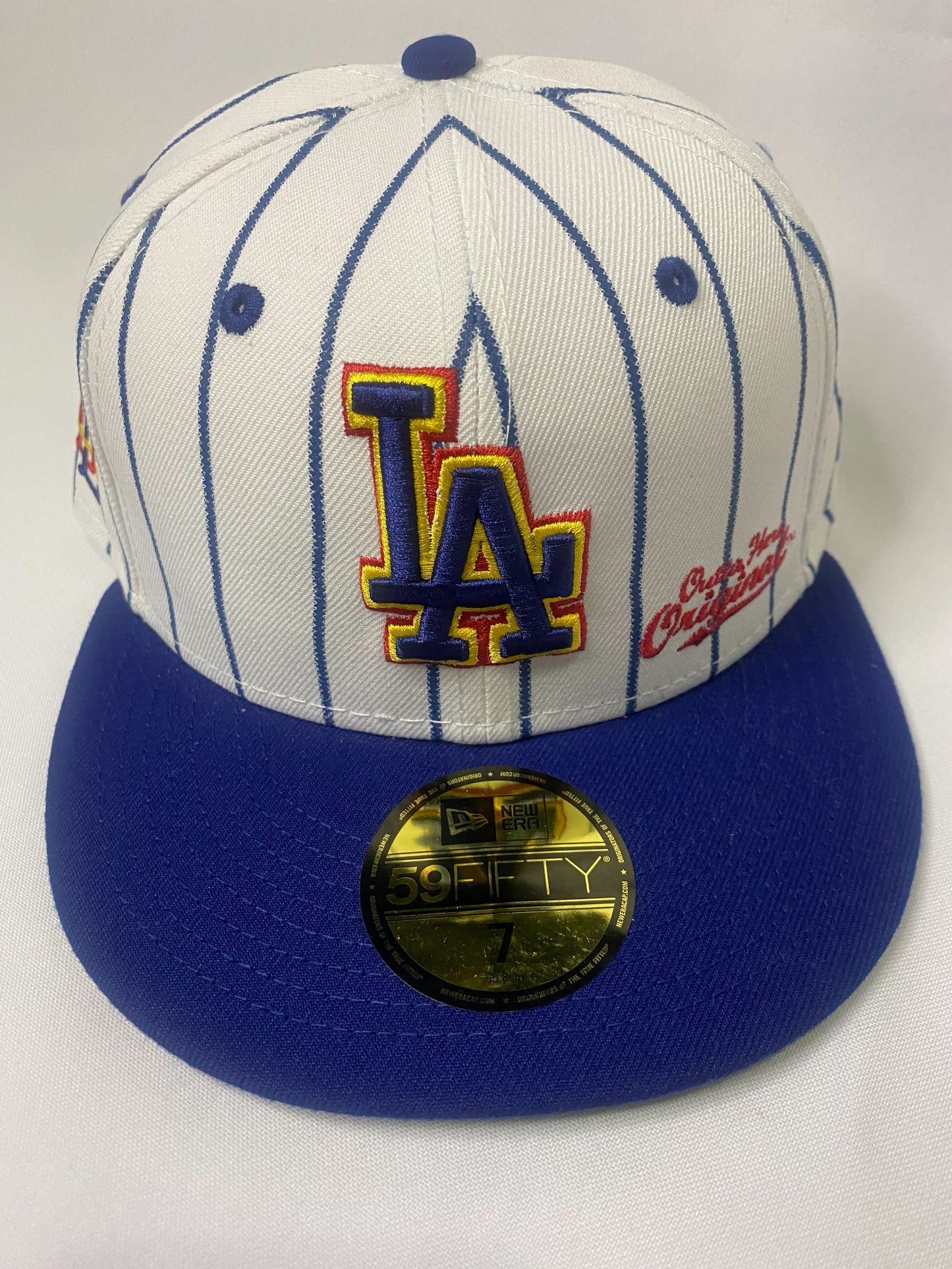 Los Angeles Dodgers MLB X BLC Original 59FIFTY Stripe Fitted Hat