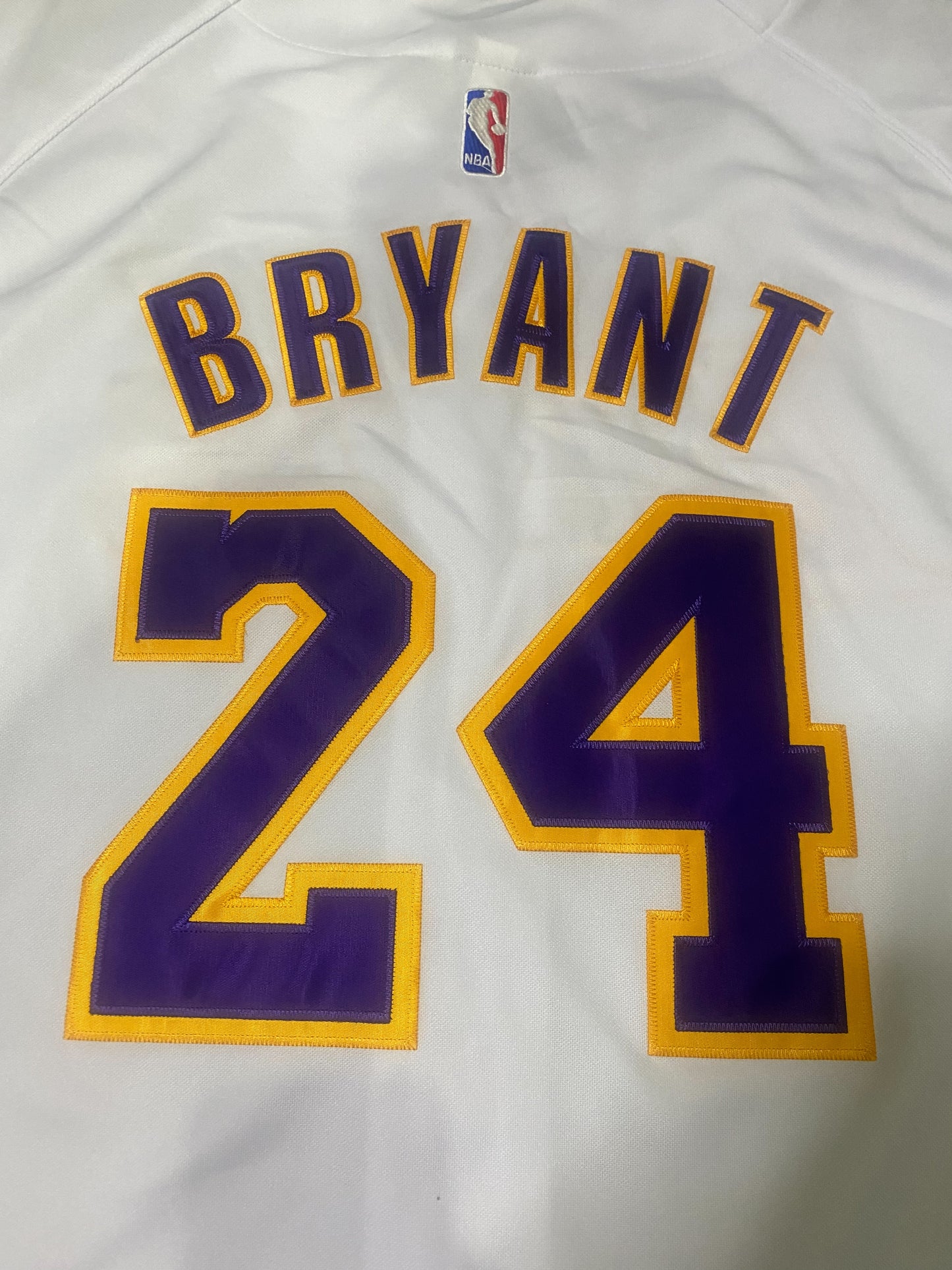 Los Angeles Lakers NBA Adidas Kobe Bryant #24 Retro Baseball Jersey