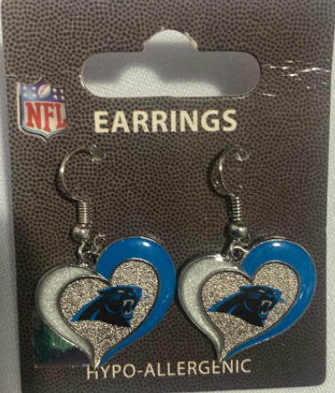 NFL Collectible Fish hook Earrings Hypo-Allergenic