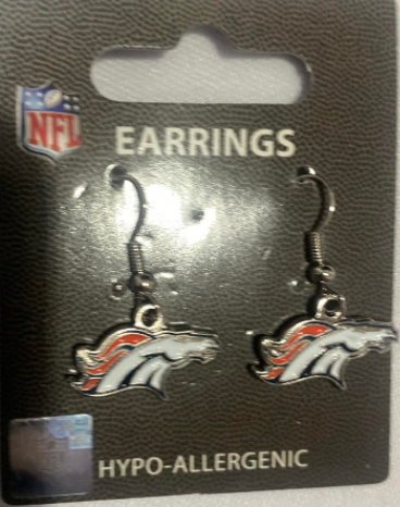 NFL Collectible Fish hook Earrings Hypo-Allergenic