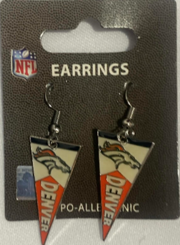 NFL Collectible Fish hook Earrings Hypo-Allergenic