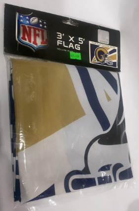 Los Angeles Rams Deluxe NFL Flag with Former Logo