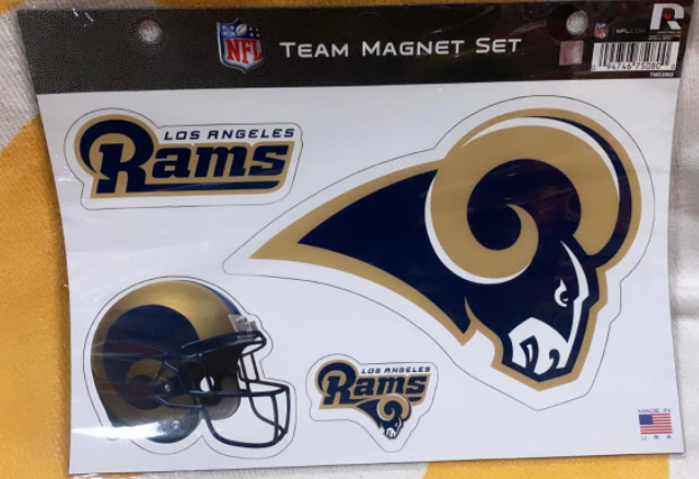 LA Rams Team Magnet Set