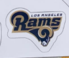 LA Rams Team Magnet Set