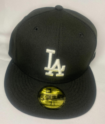 Los Angeles Dodgers MLB New Era 59FIFTY Classic Black Fitted Hat