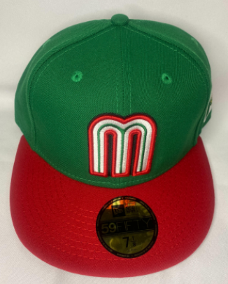 Mexico 2023 World Baseball Classic 59FIFTY New Era Fitted Hat Green/Red