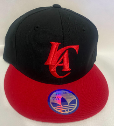 Los Angeles Clippers NBA Black/Red Adidas Fitted Hat