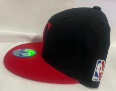 Los Angeles Clippers NBA Black/Red Adidas Fitted Hat