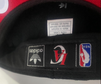 Los Angeles Clippers NBA Black/Red Adidas Fitted Hat