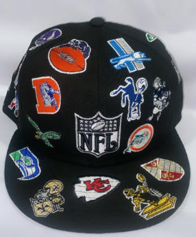 NFL All Teams Logo 59FIFTY Fitted Collection Hat Black 2