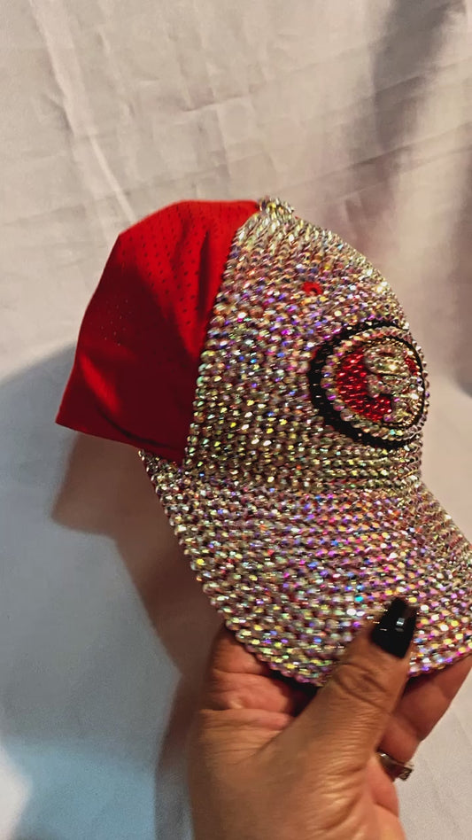 San Francisco 49Ers SF Bedazzled Adjustable Hat