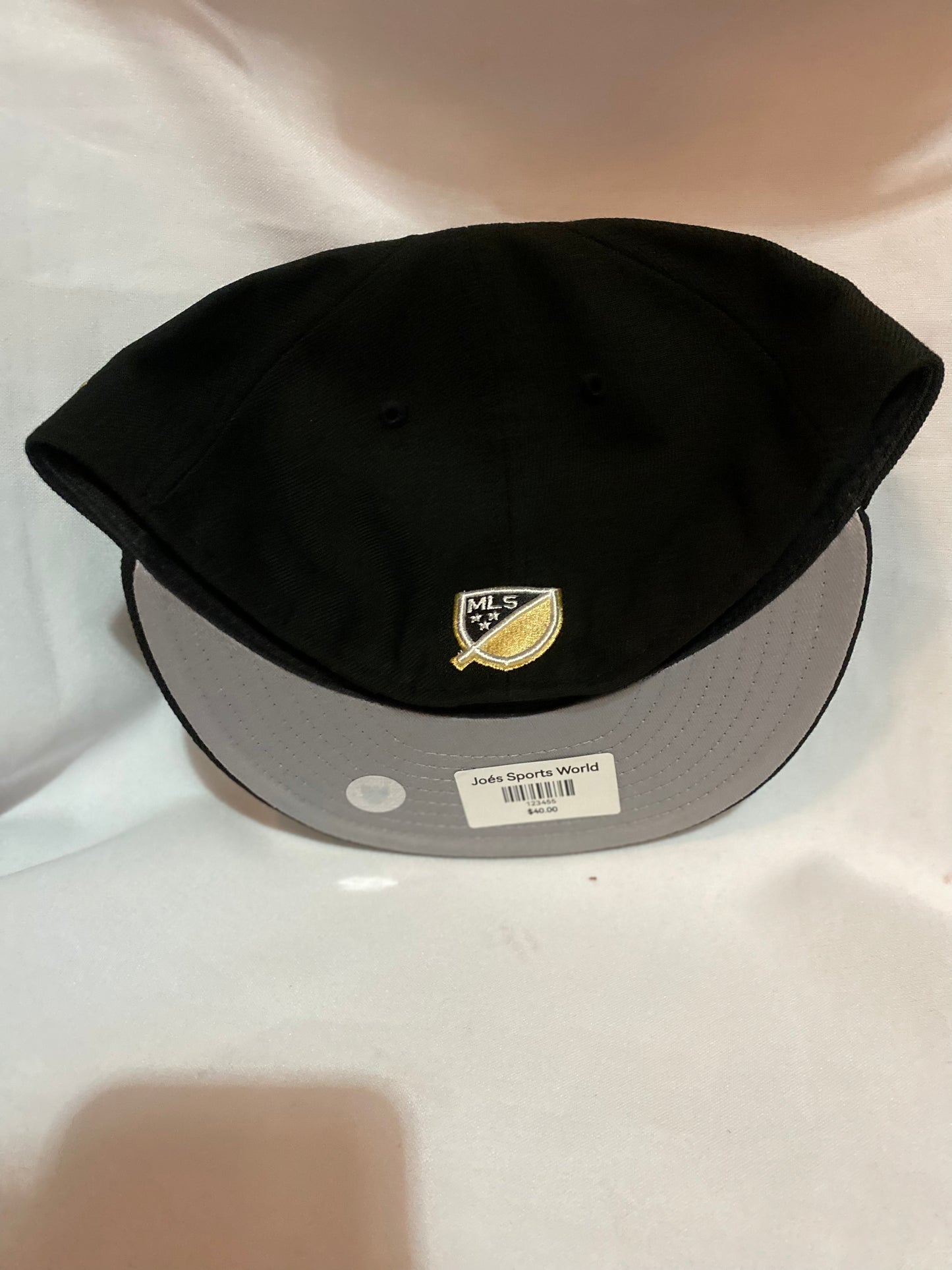 LAFC 59Fifty New Era Fitted Hat with Gold MLS Embroidered at Back Panel