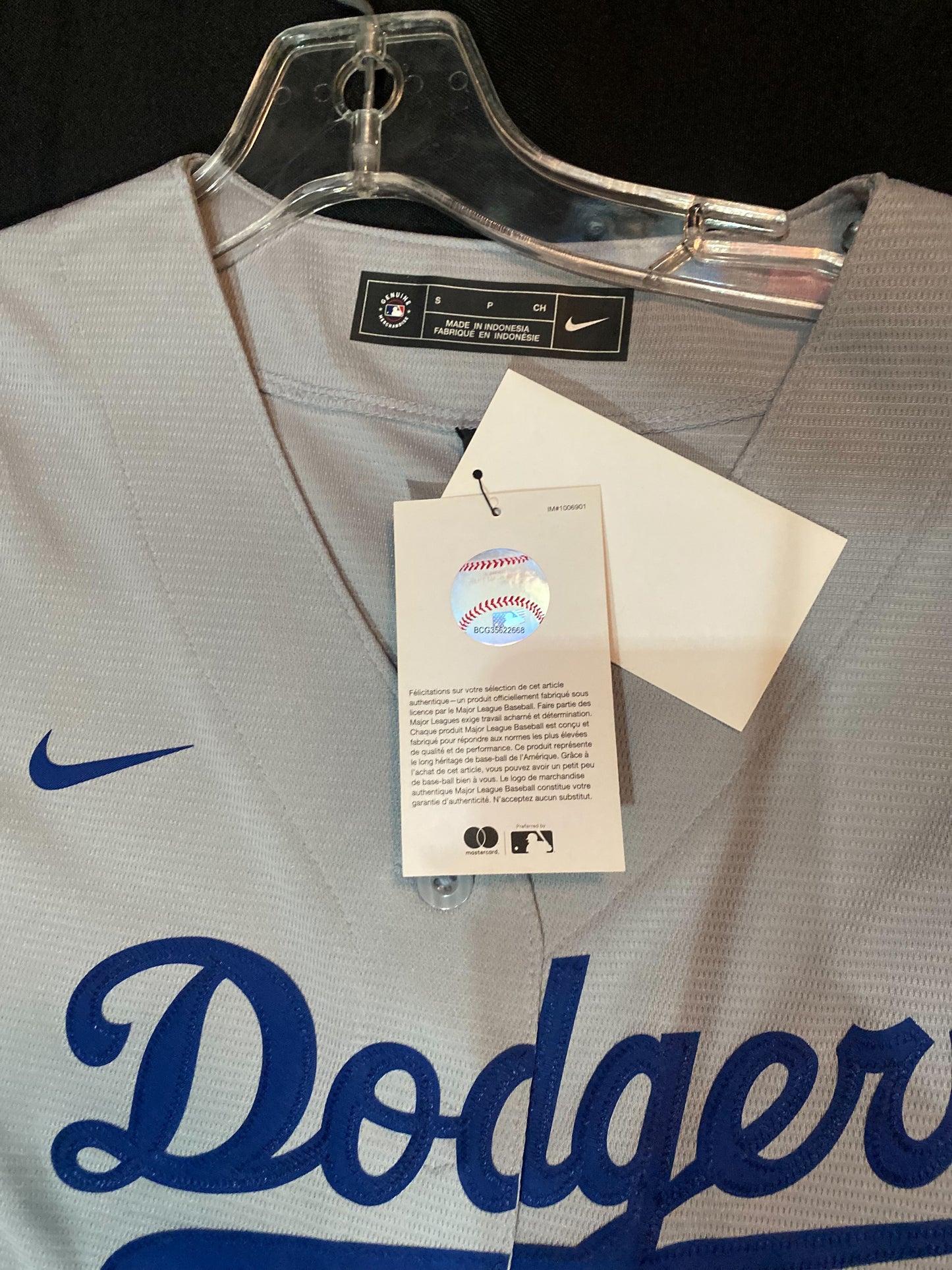 Los Angeles Dodgers Nike MLB #17 Ohtani Genuine Merchandise Authentic Replica Grey Women