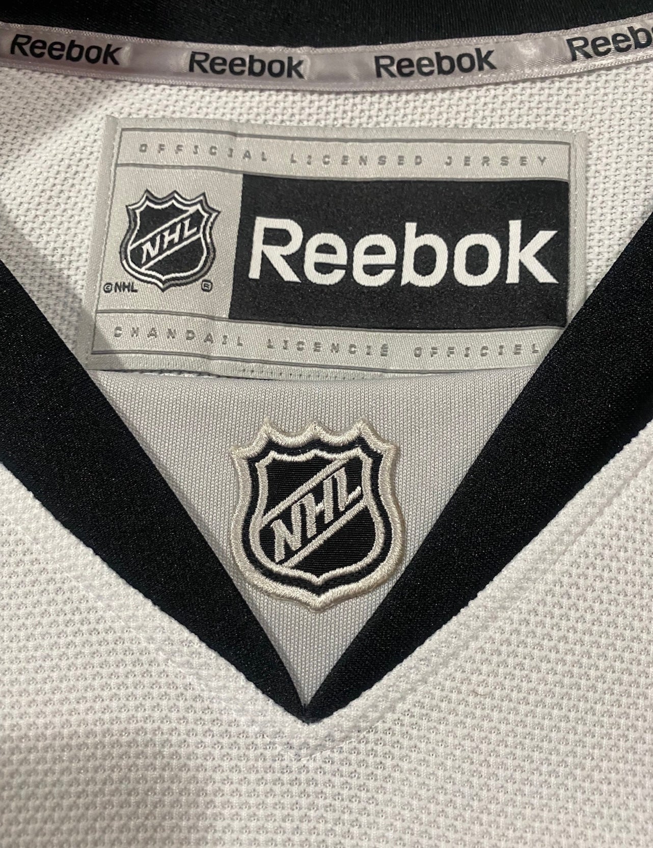 Los Angeles Kings NHL Premier Reebok White Long Sleeve Jersey