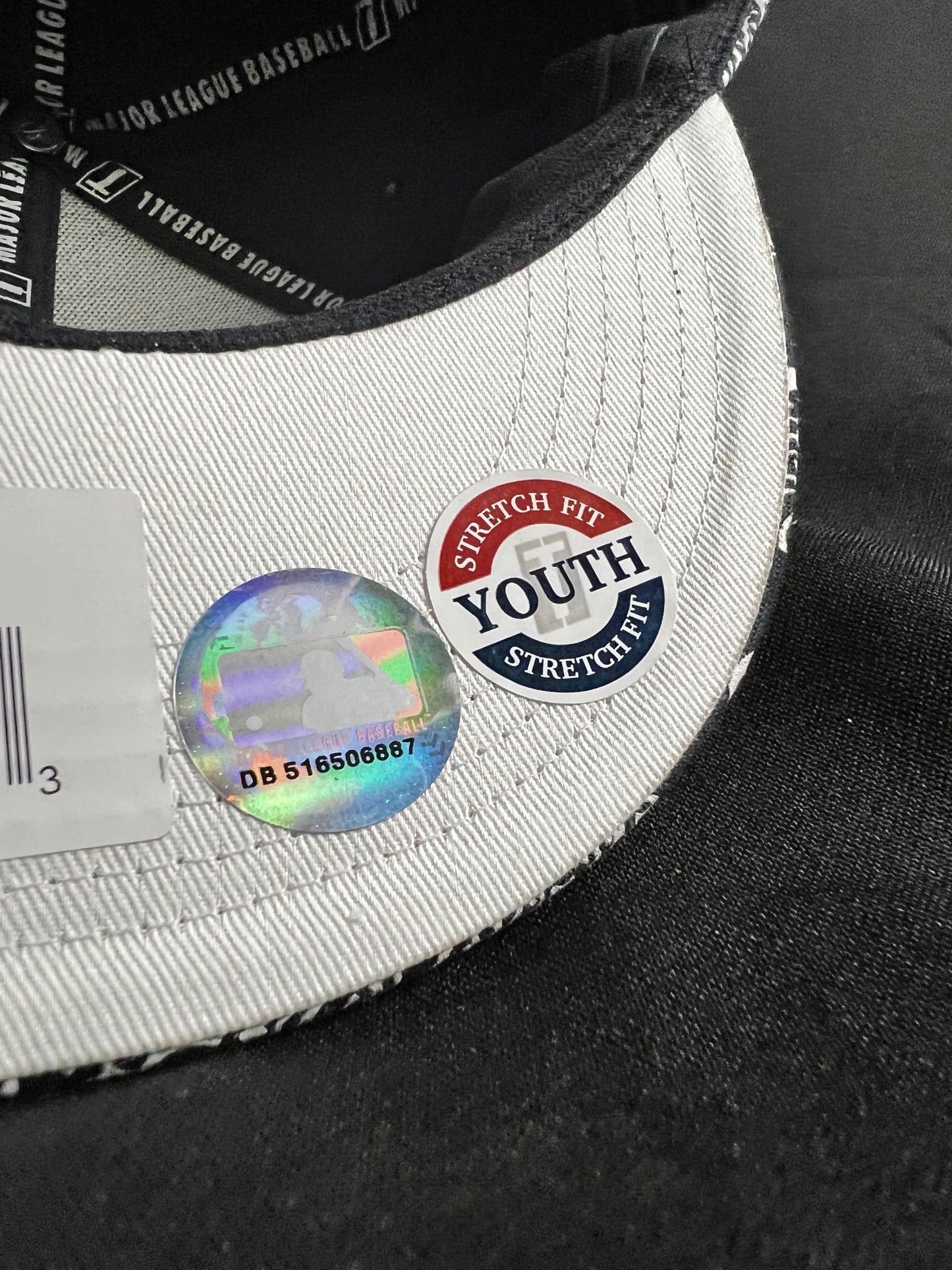 Los Angeles Dodgers MLB
 Bandana Printed Stretch Fitted Hat Youth Size Run