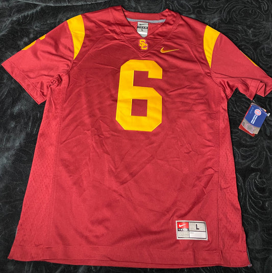 USC Trojans Nike #6 Authentic Stitched Jersey