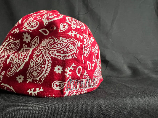 Los Angeles Angels MLB Genuine Merchandise Bandana Printed Stretch Youth Fitted Hat