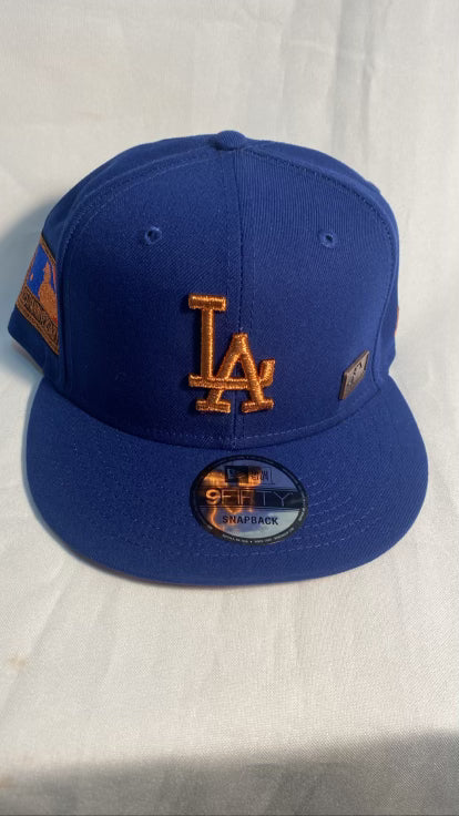 Los Angeles Dodgers MLB 9Fifty New Era SnapBack Hat with Golden LA Sign