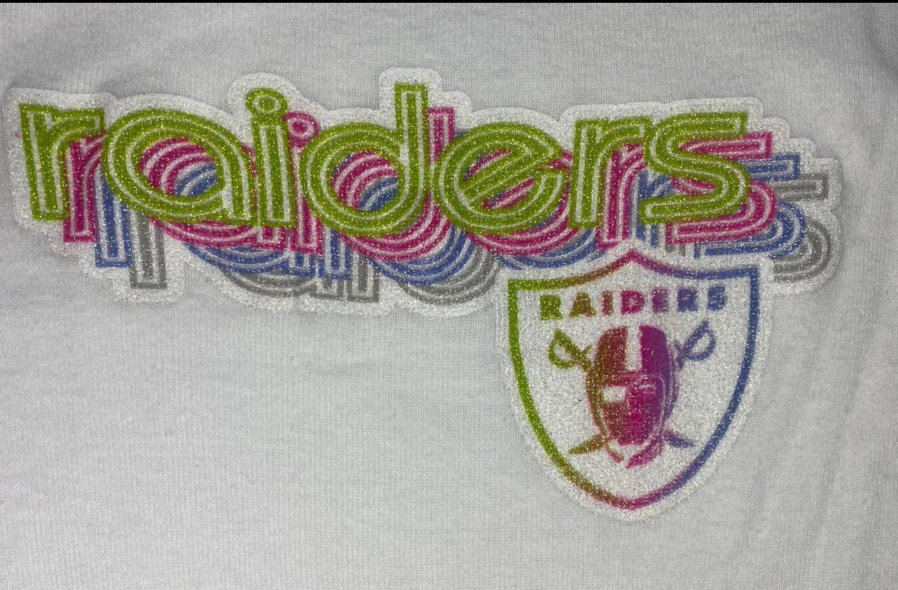 Las Vegas RAIDERS T-Shirts for Women Multicolor Print