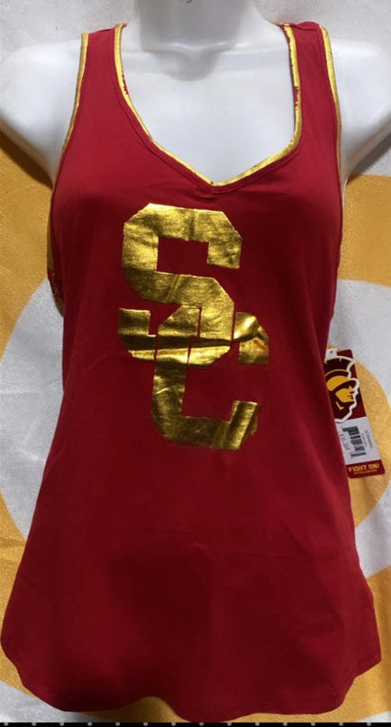 USC Trojans “SC” Gold Women Tank