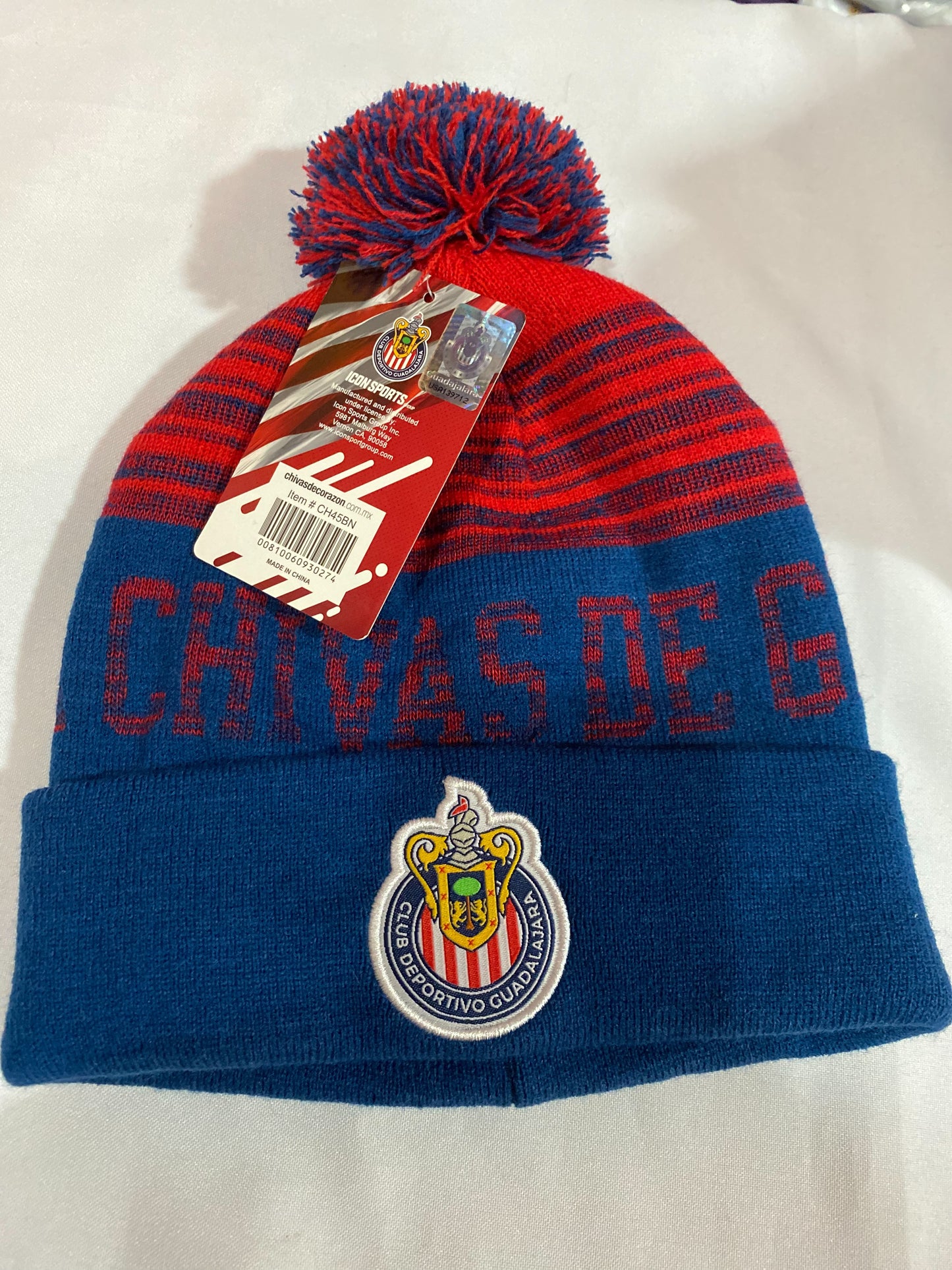 Chivas del Guadalajara Soccer Team Icon Sports Beanie