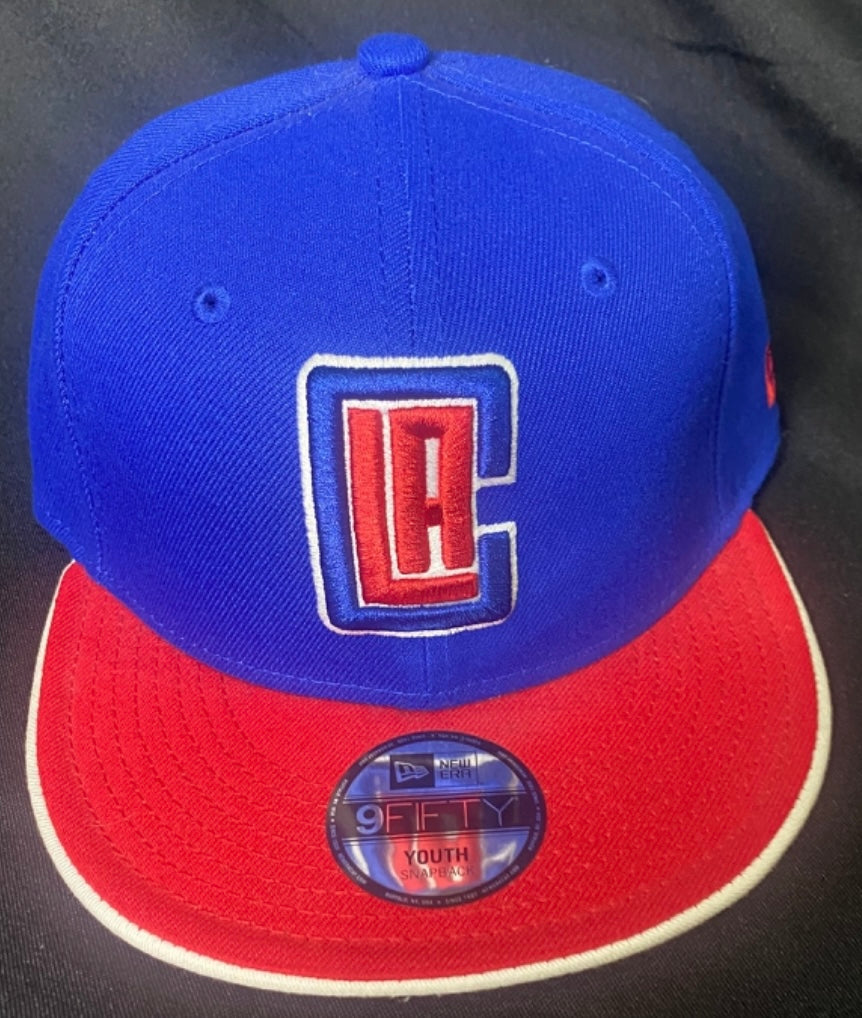 Los Angeles Clippers New Era 9Fifty Youth Snapback Cap White Frame