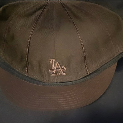 Los Angeles Dodgers MLB Cooperstown Collection Fitted Hat BROWN