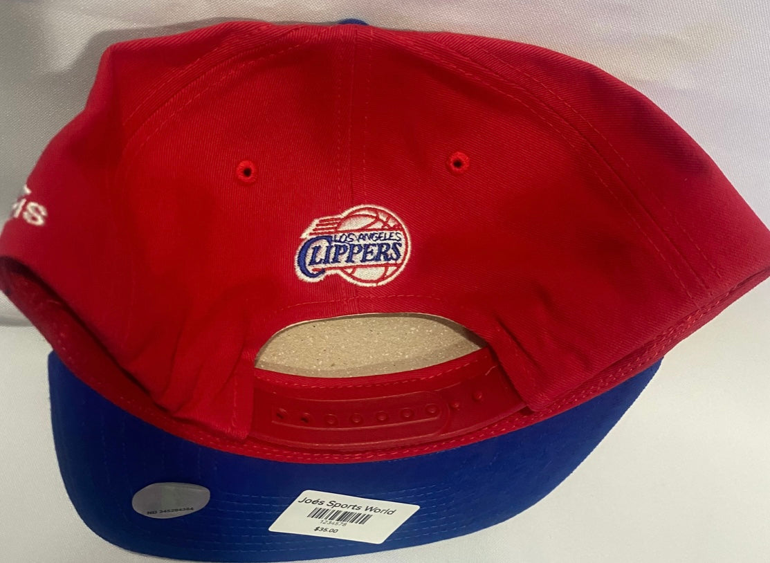 Los Angeles Clippers NBA Adidas 'Los Angeles' Lettering Red Body/Blue Visor Snapback