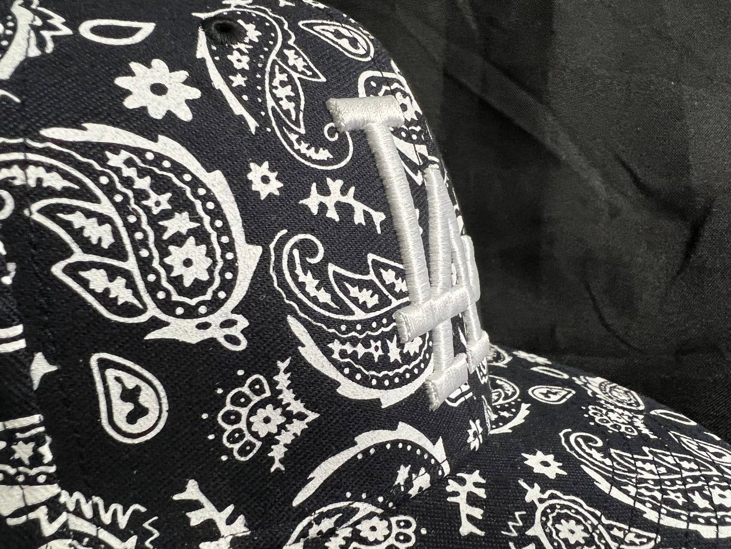 Los Angeles Dodgers MLB
 Bandana Printed Stretch Fitted Hat Youth Size Run