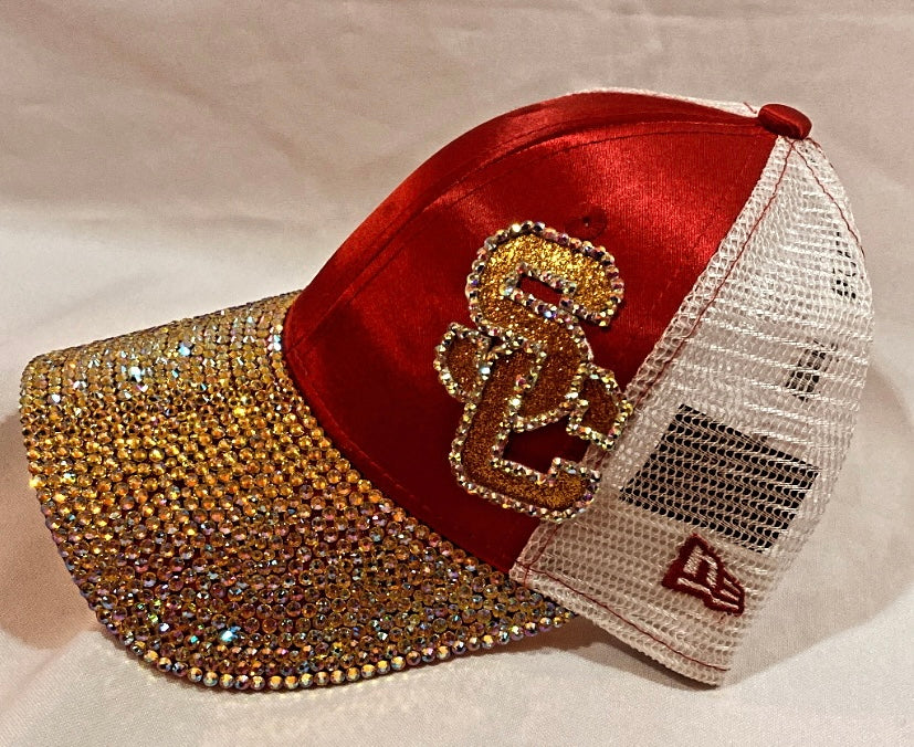 USC Trojans 9Forty New Era Bedazzled Women Adjustable Hat