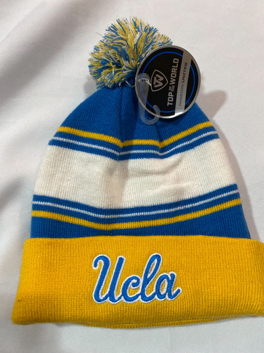 UCLA Bruins Athletics Top Of The World Beanie Striped