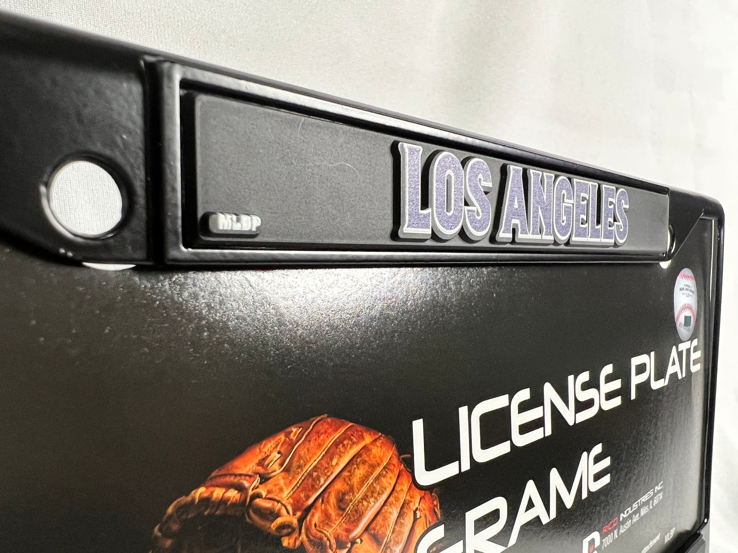 Los Angeles Dodgers MLB
 Black Metal Chrome License Plate