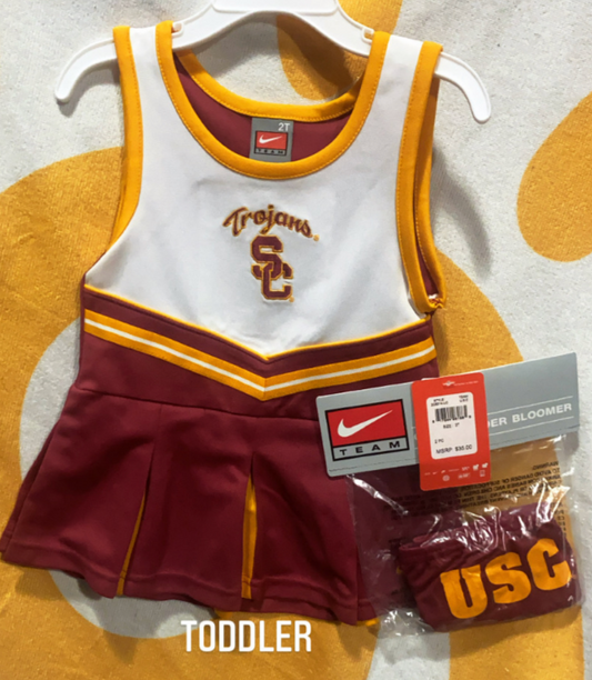 Nike Infant Girl USC Trojans Cheerleader Peplum Dress