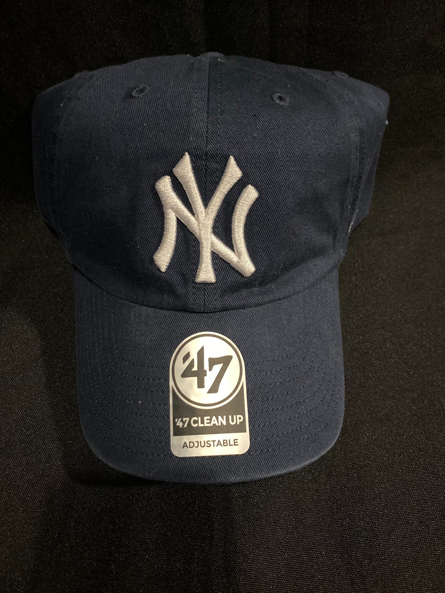 New York Yankees ‘47CleanUp Adjustable Hat Navy Blue