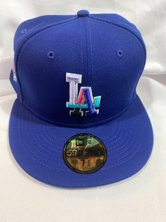 Los Angeles Dodgers MLB 59Fifty New Era 3D Multicolor Embroidery “1988 World Series” Patch Fitted Hat