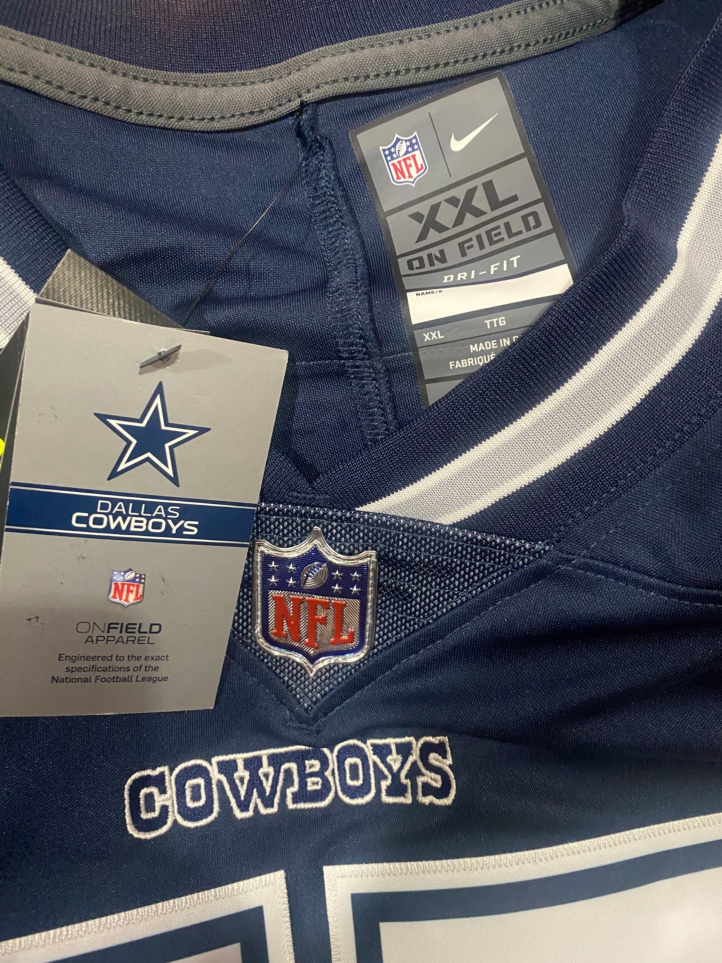 Dallas Cowboys Nike NFL #55 Vander Esch Men Jersey