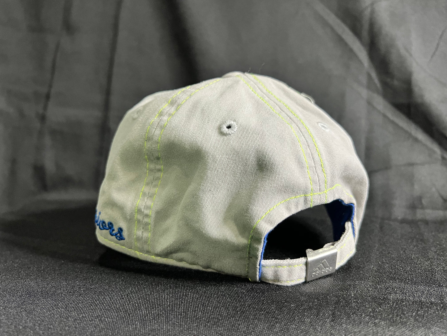 Golden State Warriors Adjustable Hat For Women Grey-Neon Lime