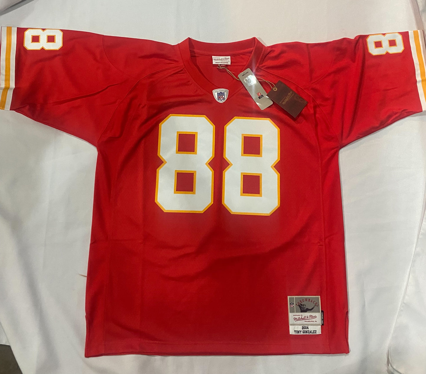 Kansas City Chiefs NFL Mitchell & Ness Legacy Collection #88 Tony Gonzalez Throwback Jersey