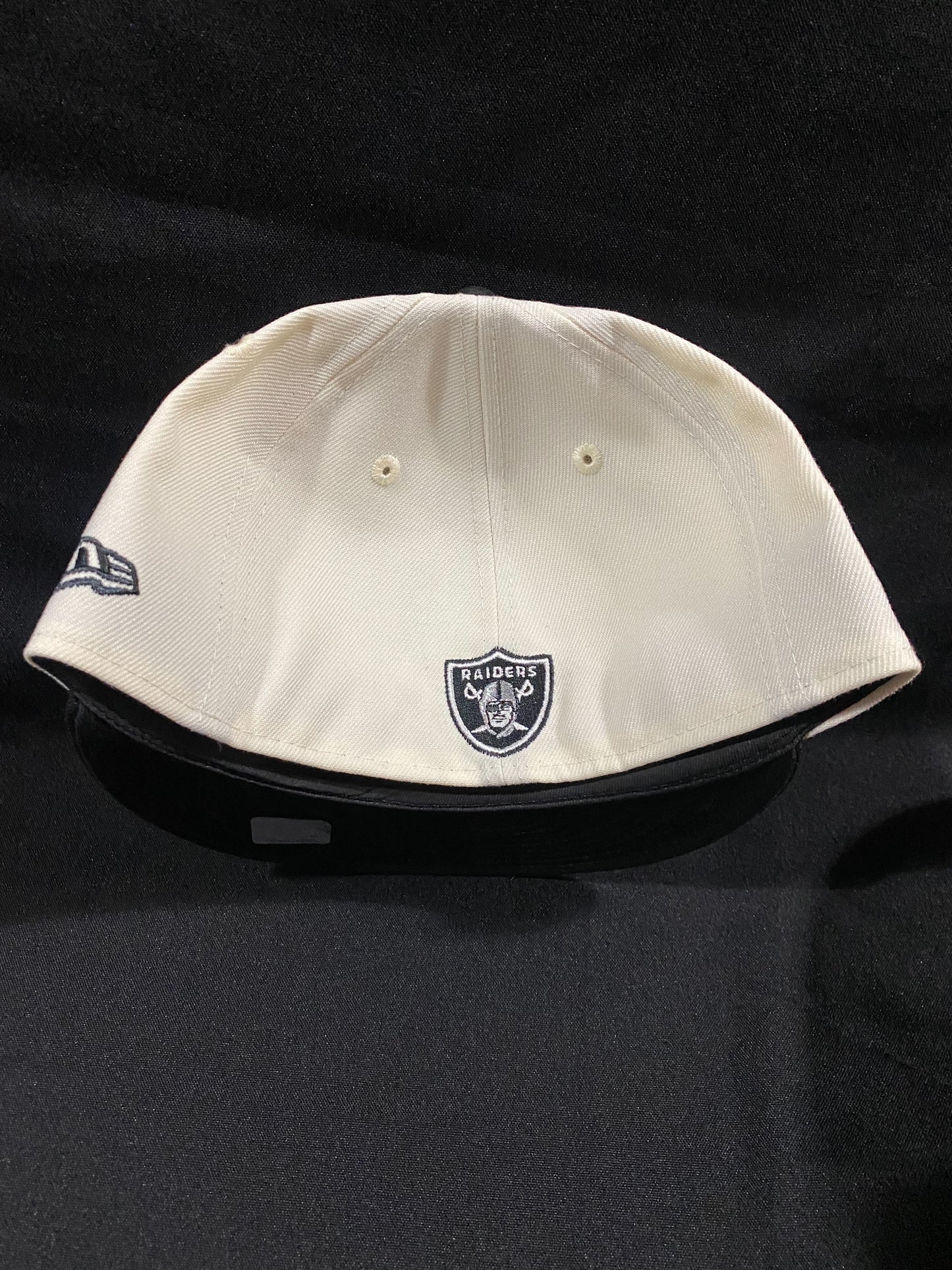 Las Vegas Raiders NFL fitted hat Ivoire/ Noir