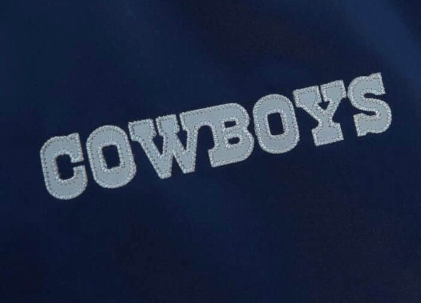 Dallas Cowboys NFL Mitchell & Ness Heavyweight Men’s Satin Jacket