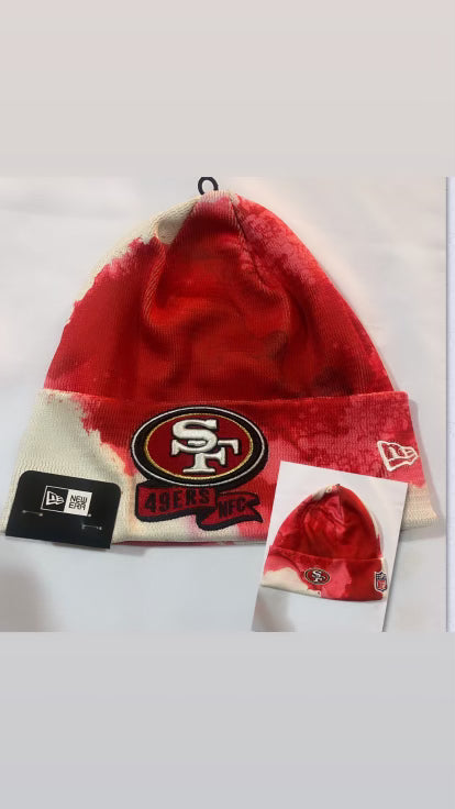 San Francisco 49ers NFL New Era Ink Dye Beanie