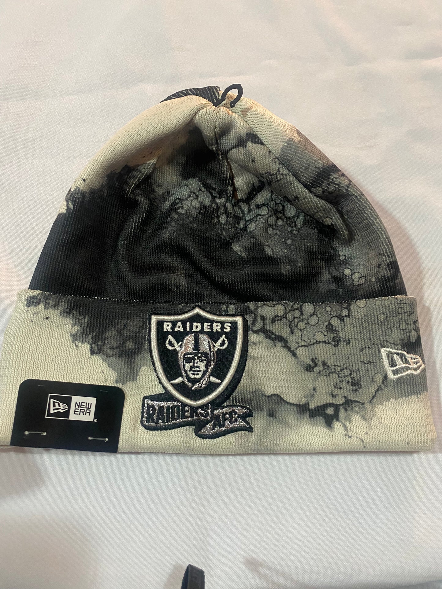 Las Vegas Raiders NFL New Era Ink Dye Beanie