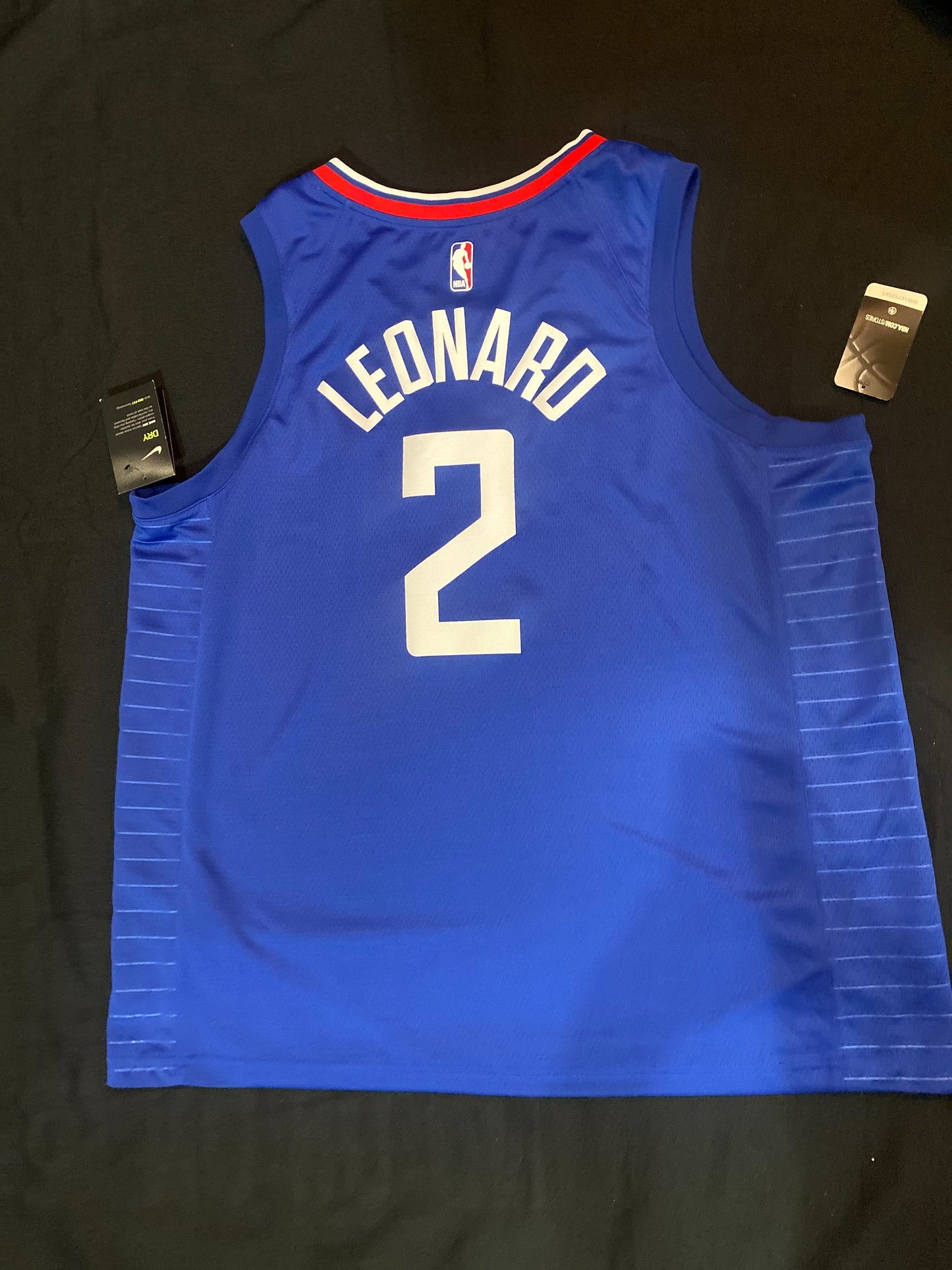 Los Angeles Clippers NBA Nike #2 Leonard Mens Jersey - Blue