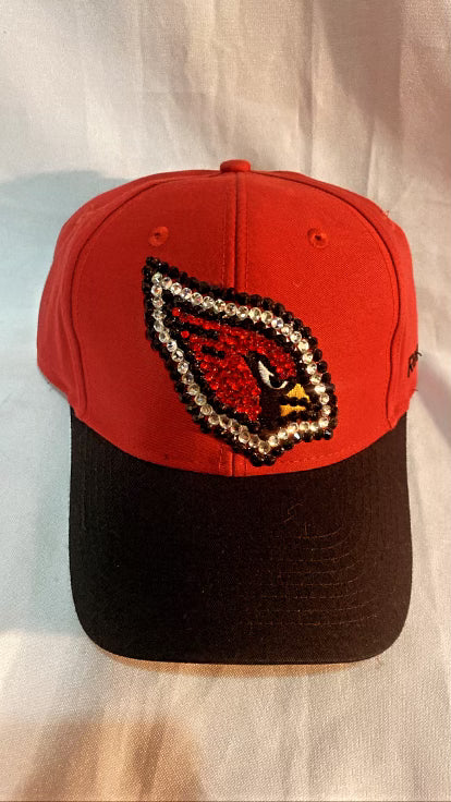 Arizona Cardinals NFL Bedazzled Front Logo Adjustable Hat